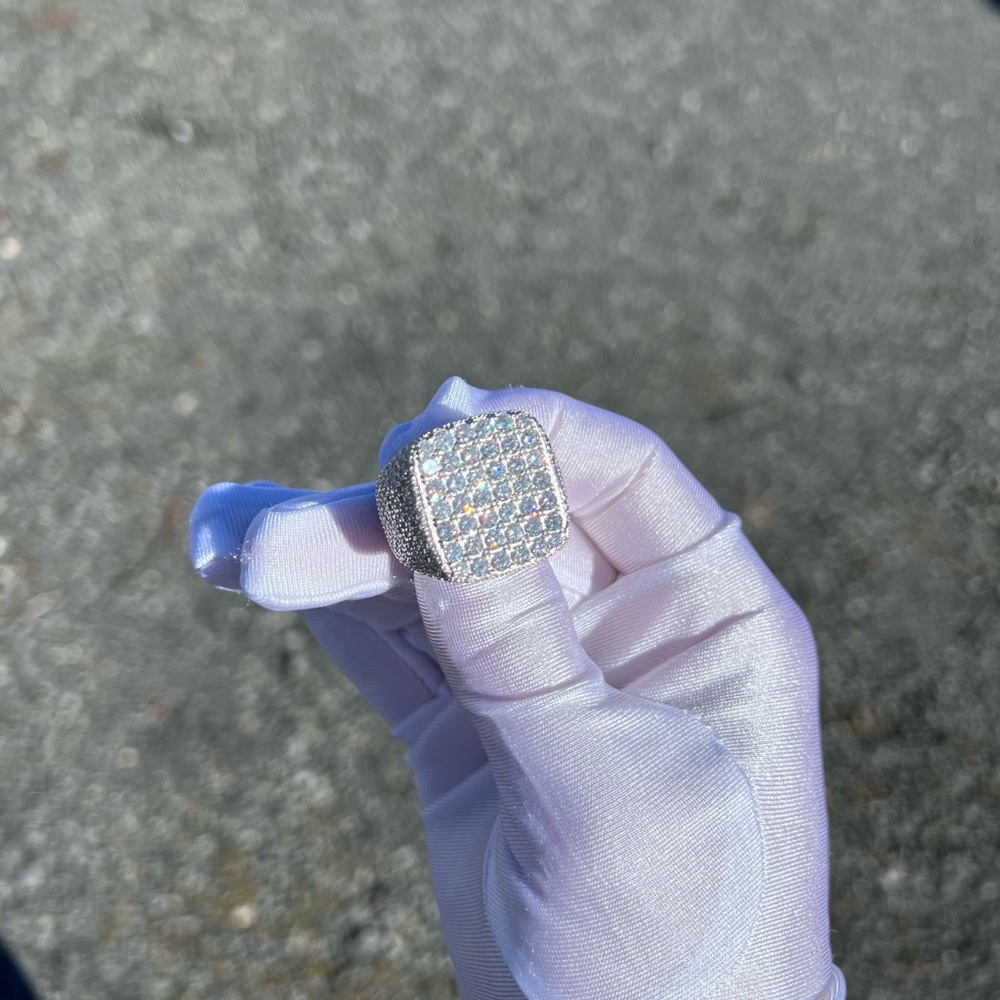 Moissanite Mens Ring
